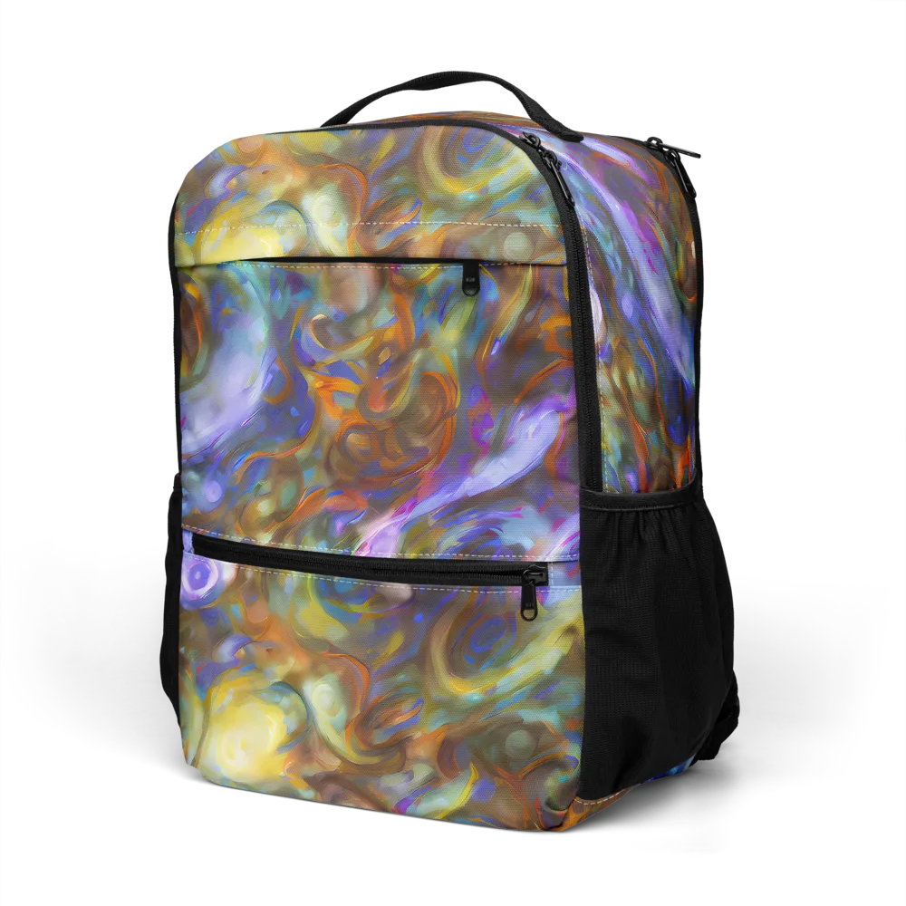 Iridescent Rapture on Utility Backpack — Left Front