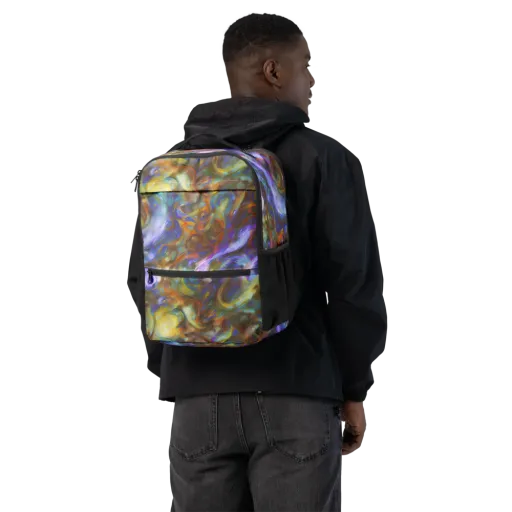 Iridescent Rapture on a Utility Backpack