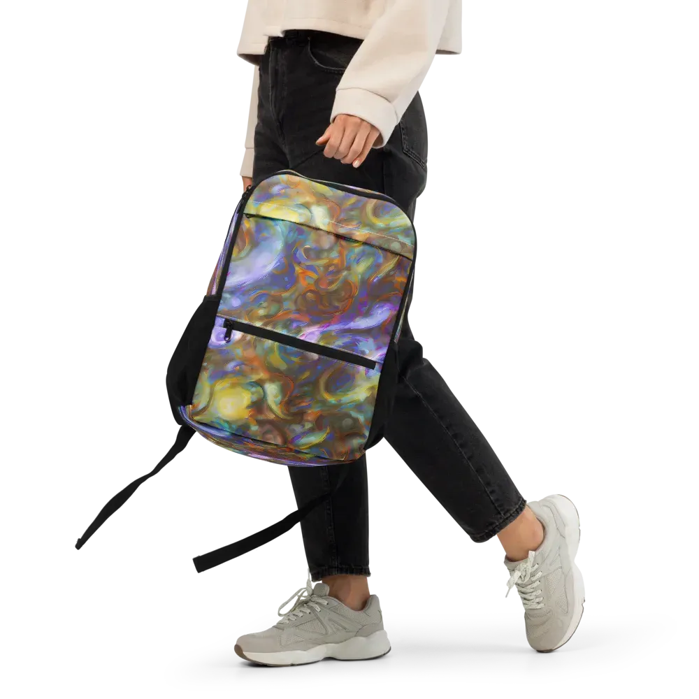 Iridescent Rapture on Utility Backpack — Front