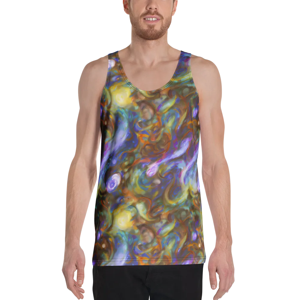 Iridescent Rapture on Men's Tank Top — Front