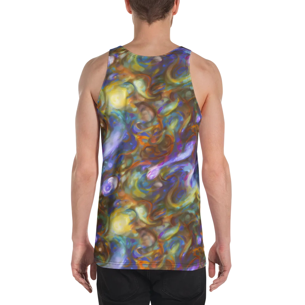 Iridescent Rapture on Men's Tank Top — Back