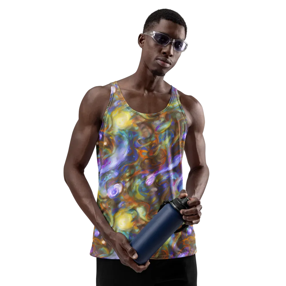 Iridescent Rapture on Men's Tank Top — Front