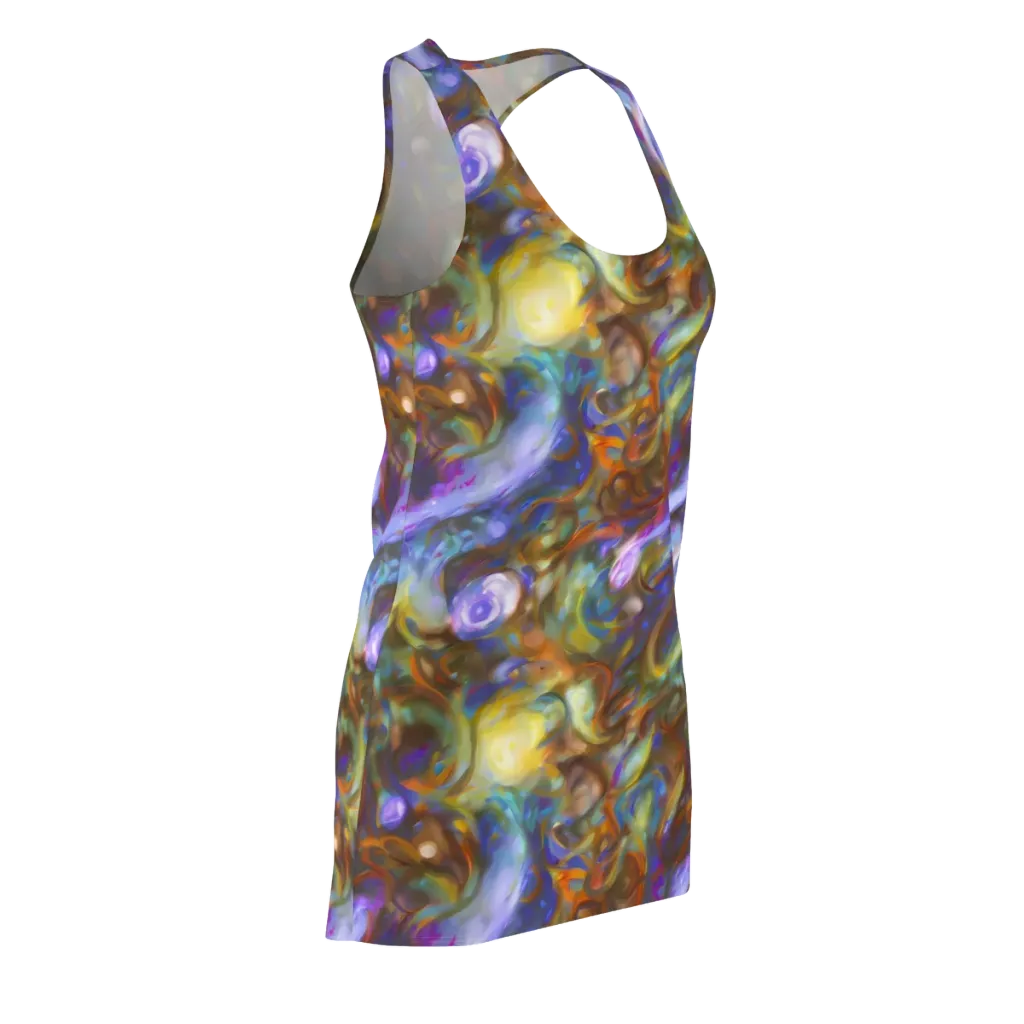 Iridescent Rapture on Racerback Dress — Front Side
