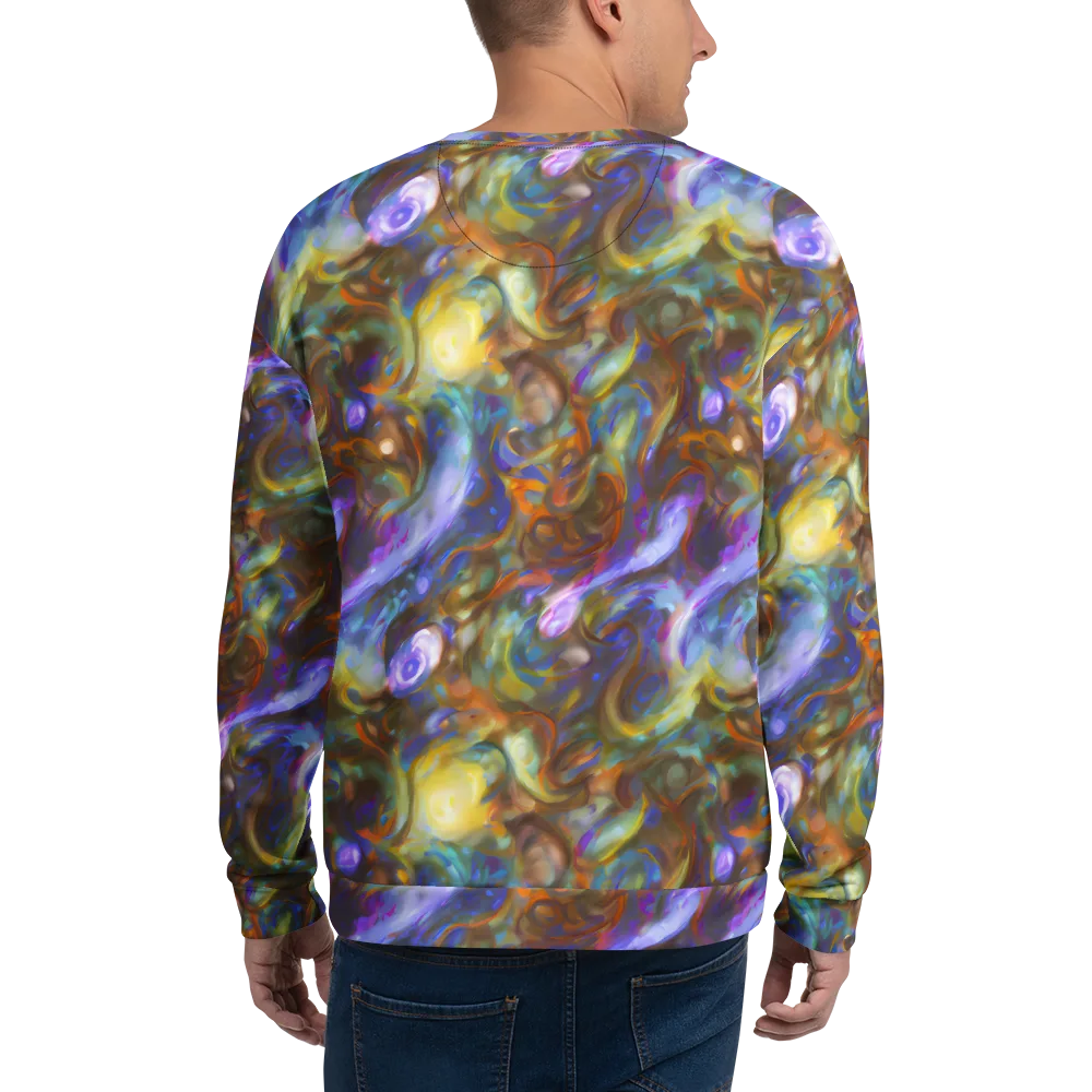 Iridescent Rapture on Sweatshirt — Back