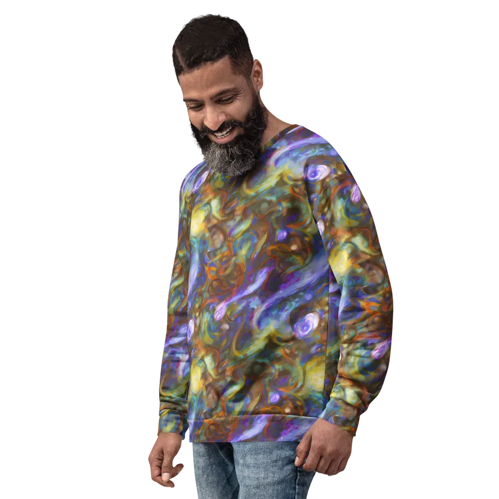 Iridescent Rapture on Sweatshirt — Left Front