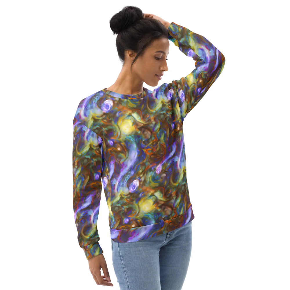 Iridescent Rapture on Sweatshirt — Right Front
