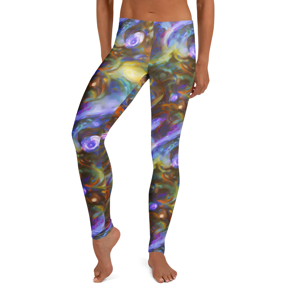 Iridescent Rapture on Leggings — Front