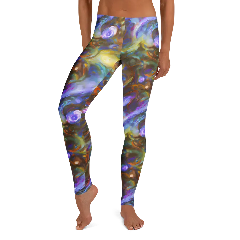 Iridescent Rapture on Leggings — Front