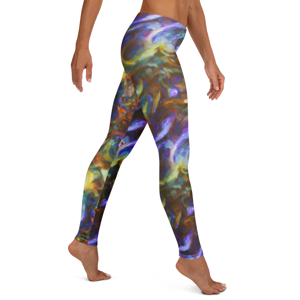 Iridescent Rapture on Leggings — Right