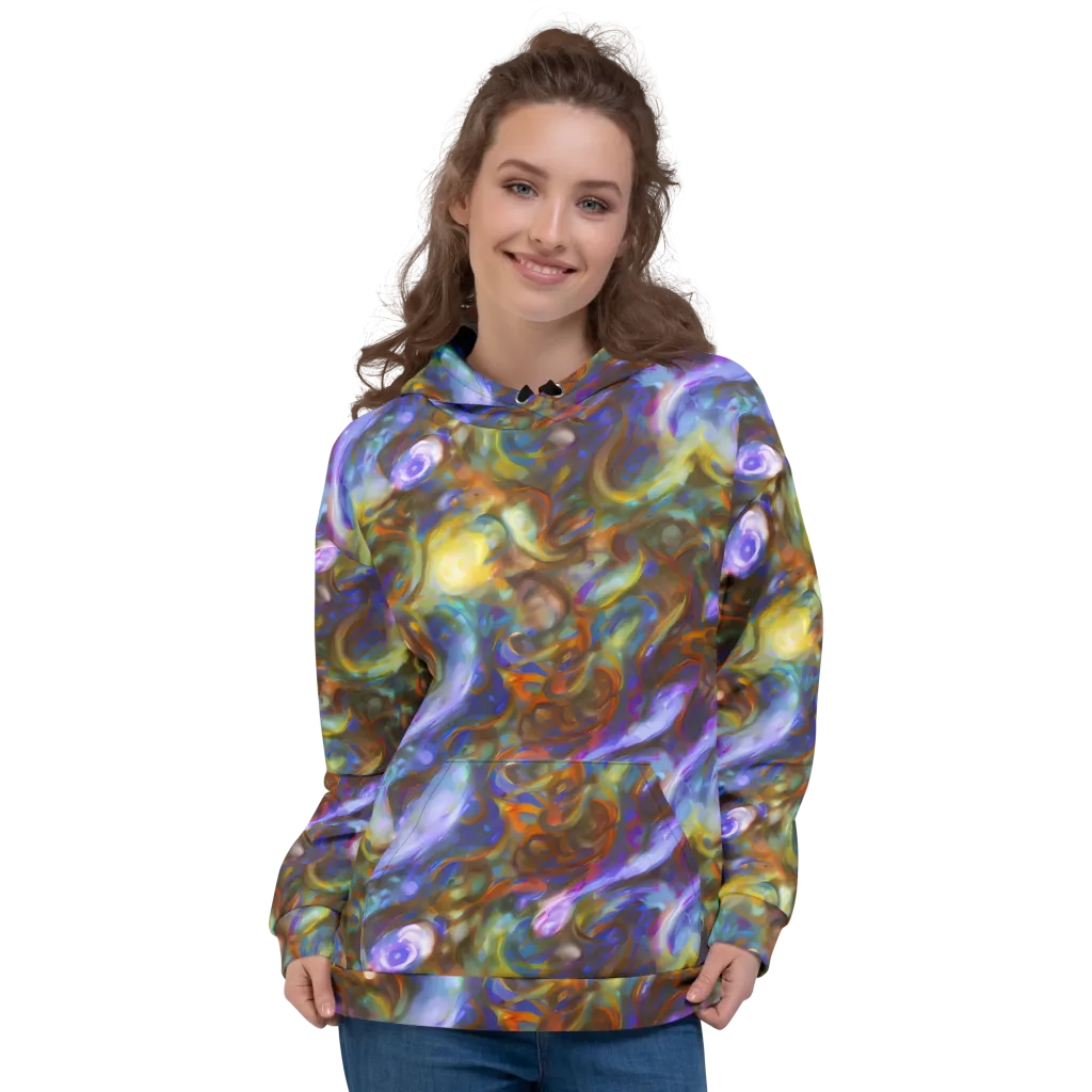 Iridescent Rapture on Hoodie — Front