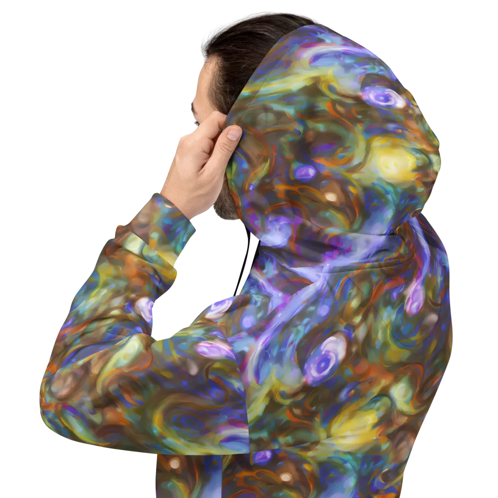 Iridescent Rapture on Hoodie — Back