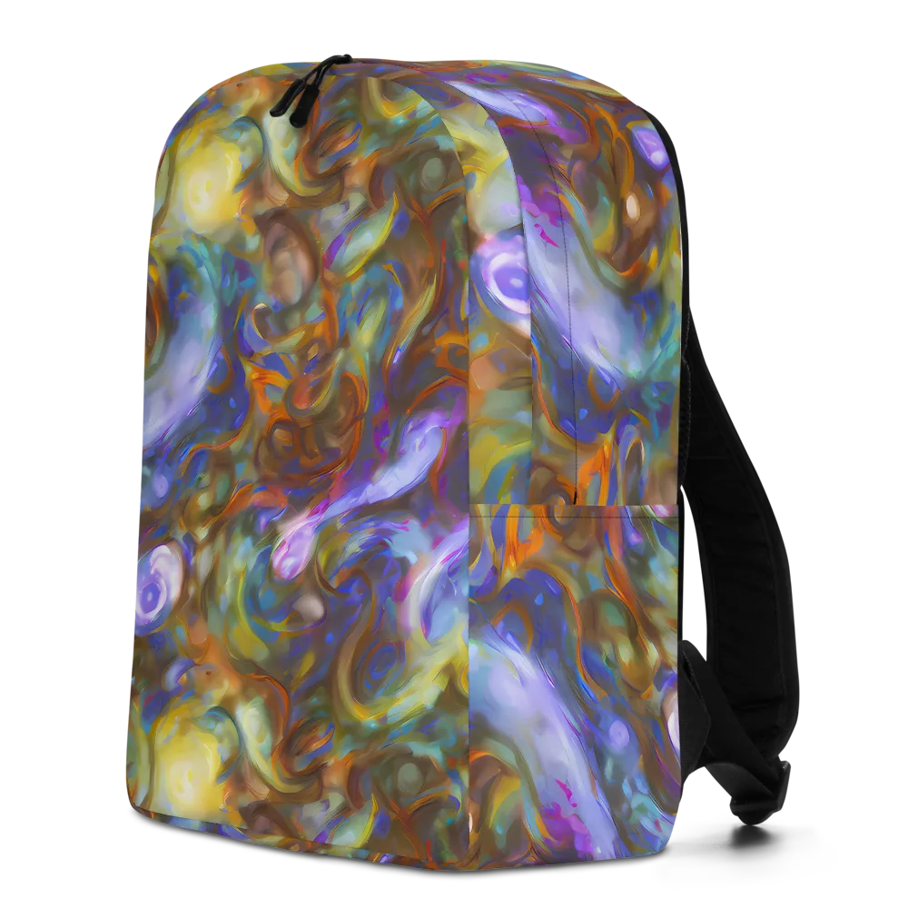 Iridescent Rapture on Minimalist Backpack — Left