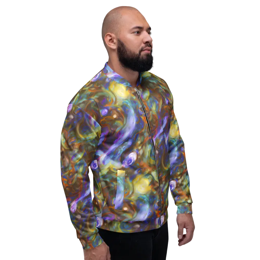 Iridescent Rapture on Bomber Jacket — Right