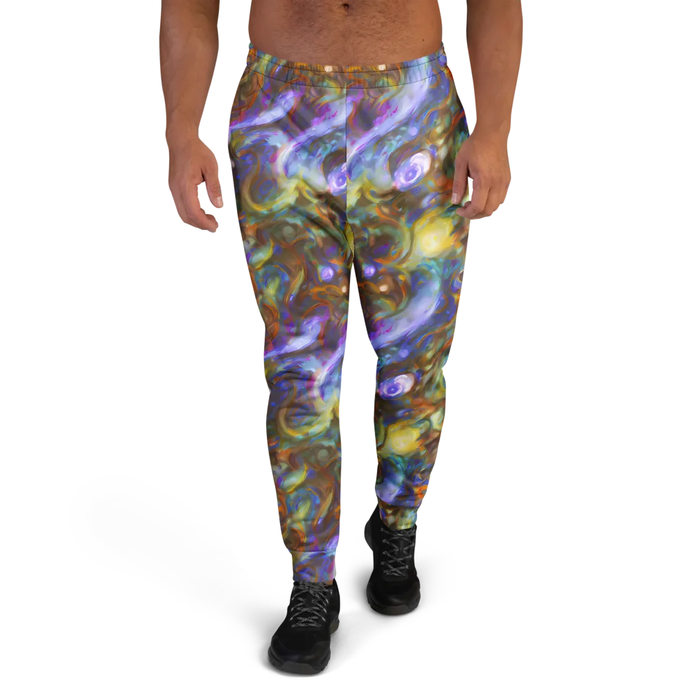 Iridescent Rapture on Men's Joggers — Front