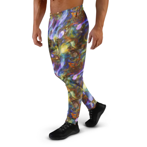Iridescent Rapture on a Men's Joggers