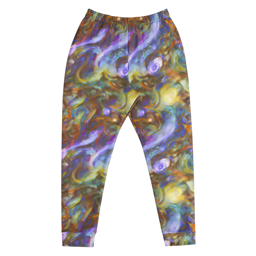 Iridescent Rapture on Men's Joggers — Front