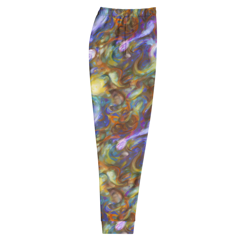 Iridescent Rapture on Men's Joggers — Right