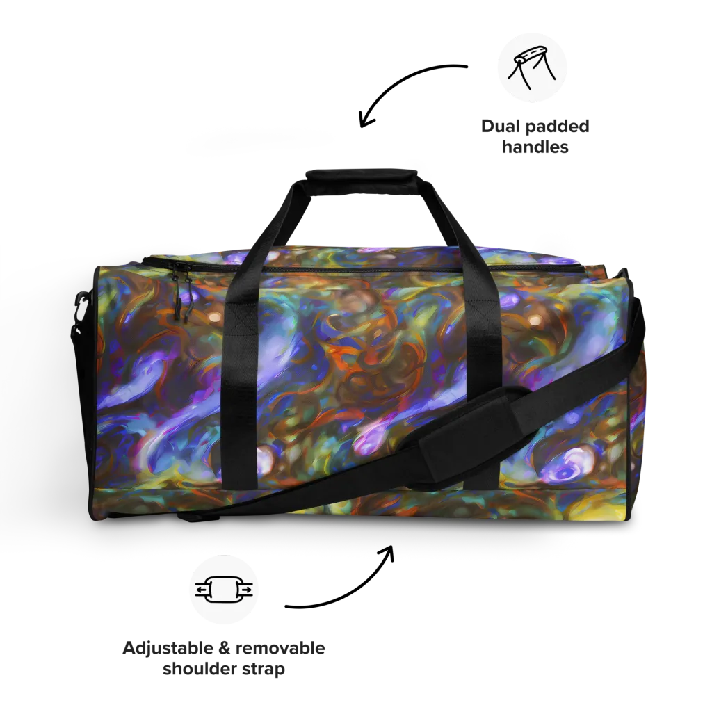 Iridescent Rapture on Duffle Bag — Front