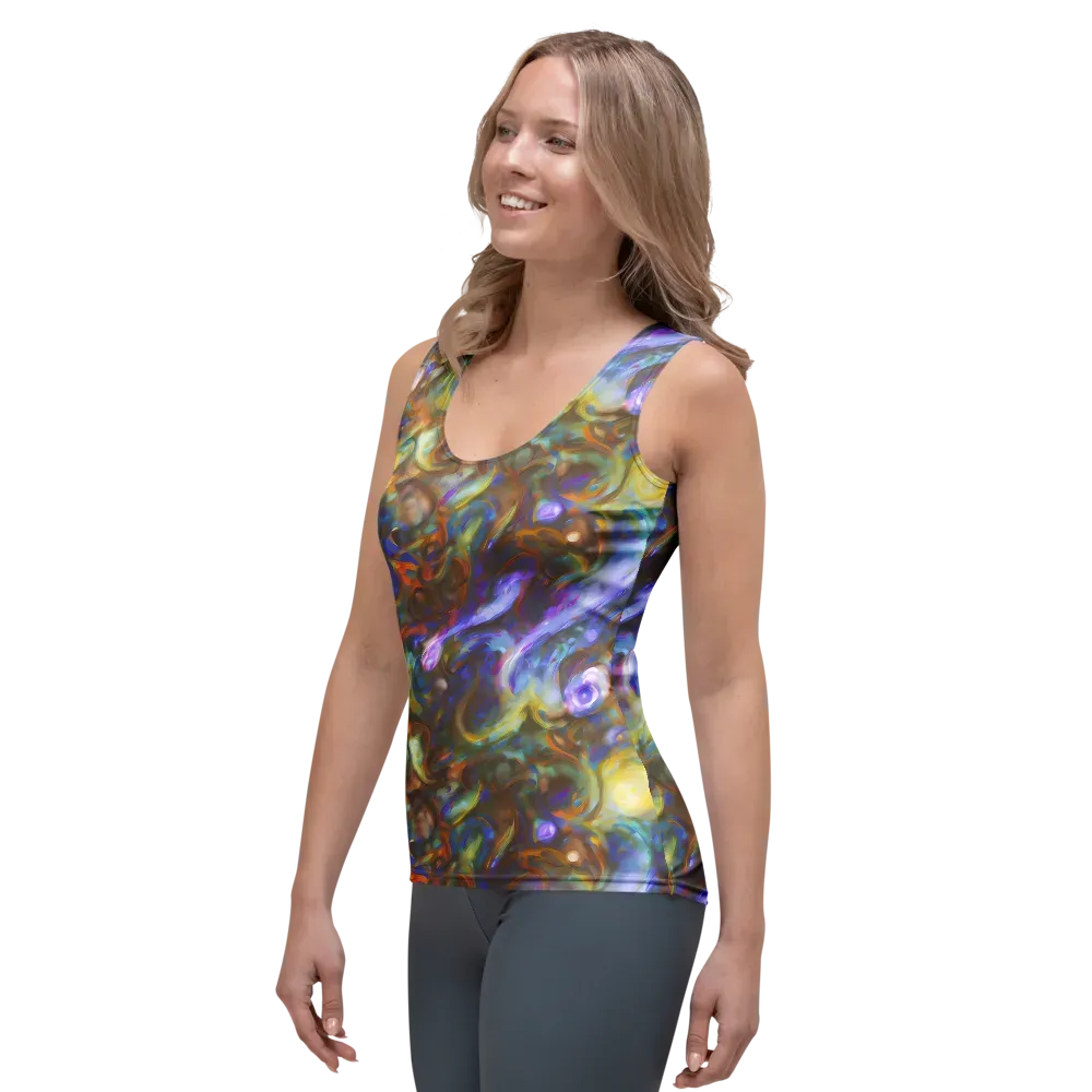 Iridescent Rapture on Women's Tank Top — Left Front