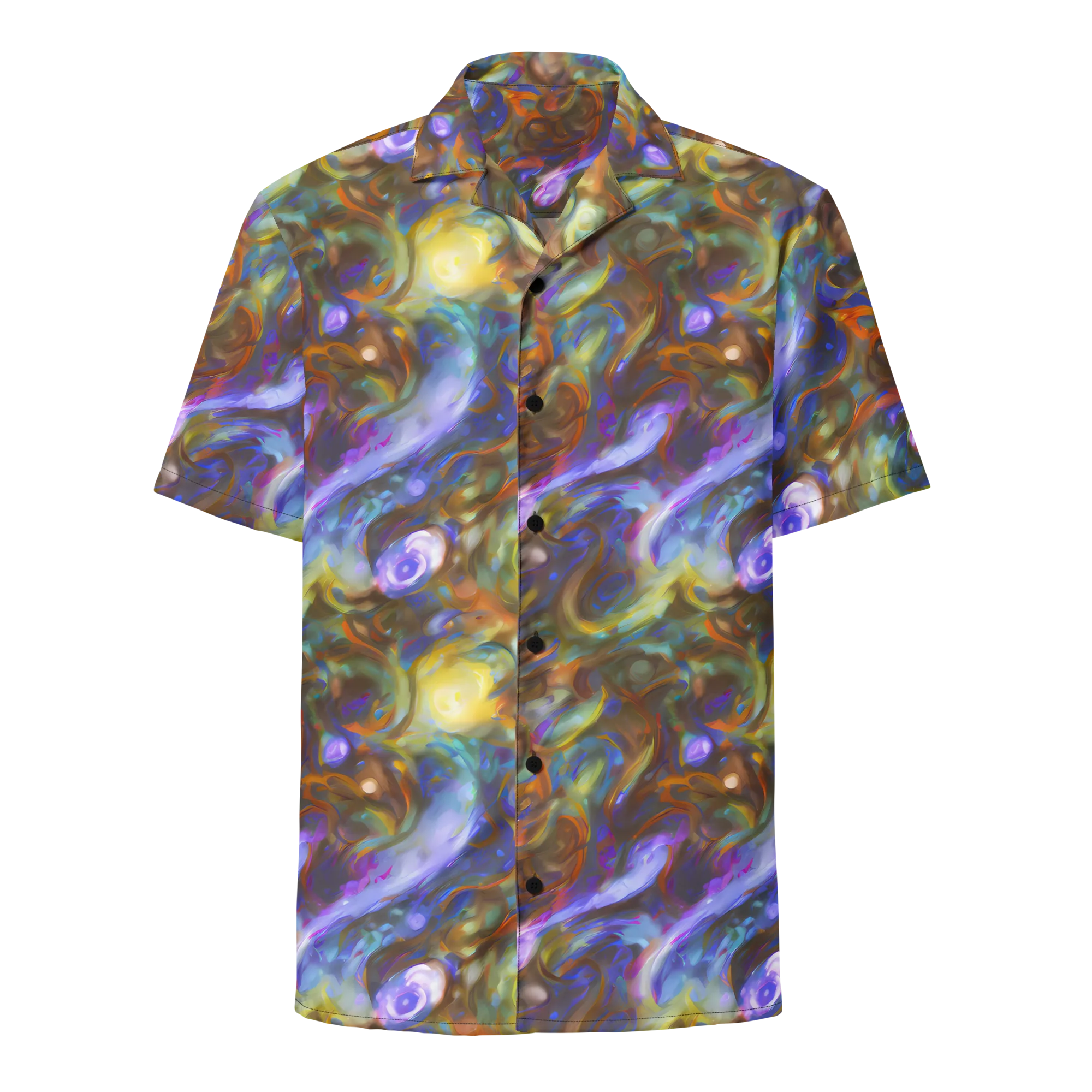 Iridescent Rapture on Button Shirt — Front