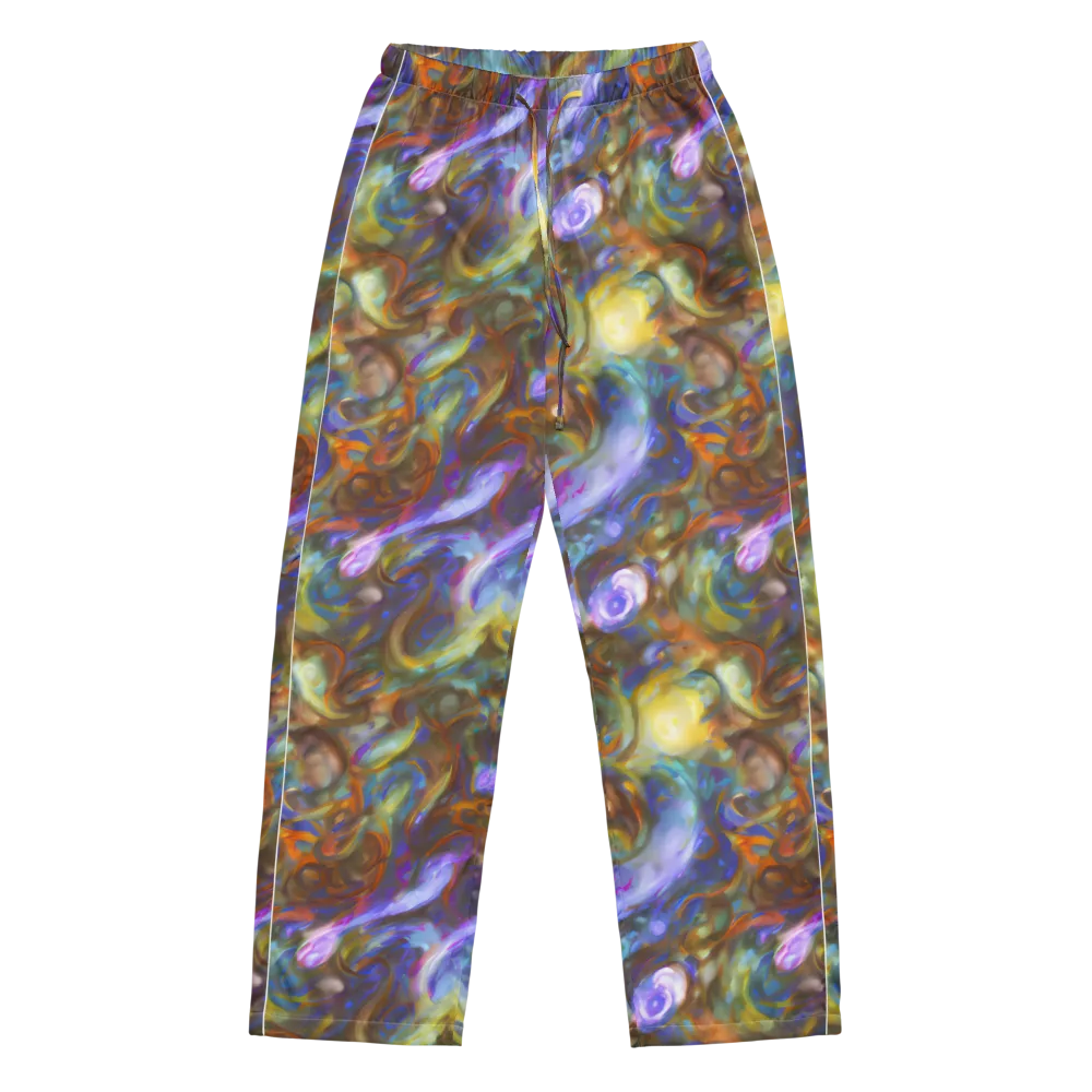 Iridescent Rapture on Women's Pajama Pants — Front