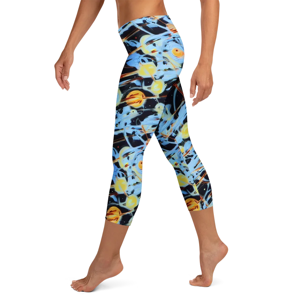 Nova Mosaic on Capri Leggings — Left