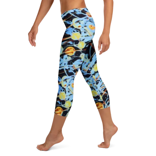 Nova Mosaic on a Capri Leggings