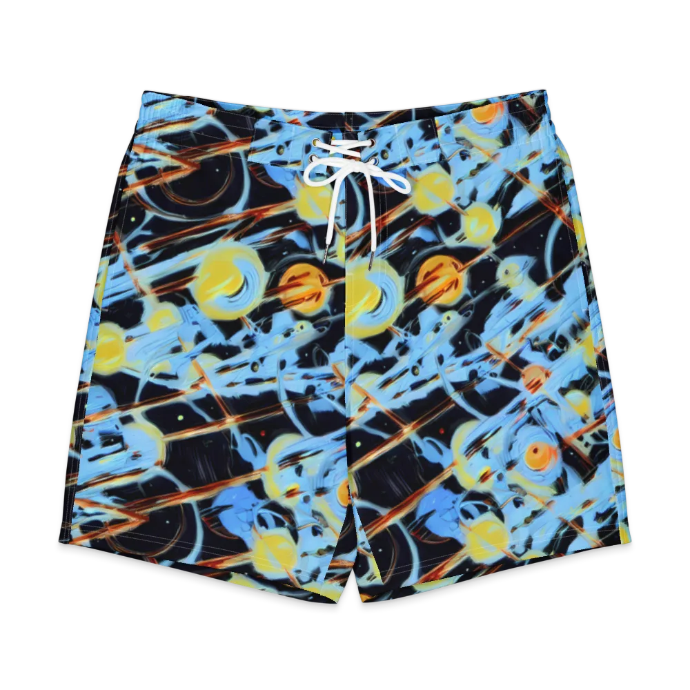 Nova Mosaic on Men's Board Shorts — Front