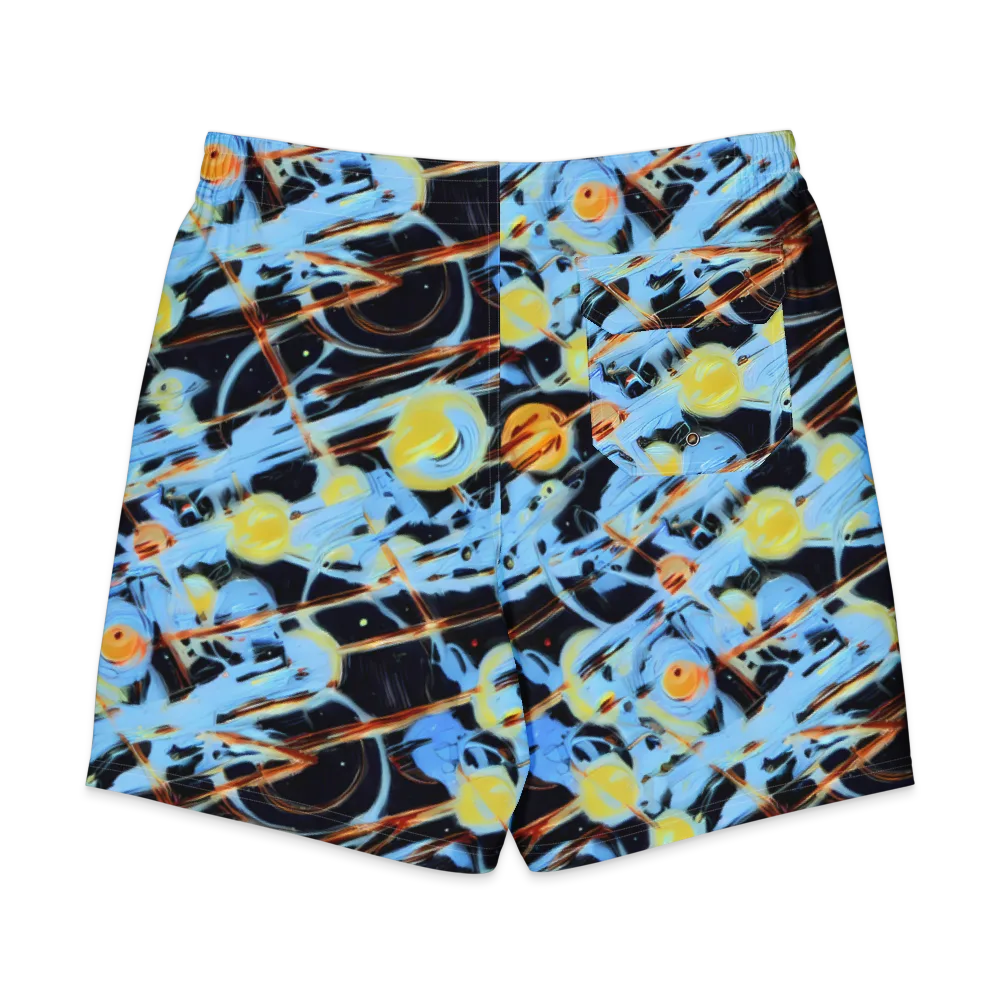Nova Mosaic on Men's Board Shorts — Back