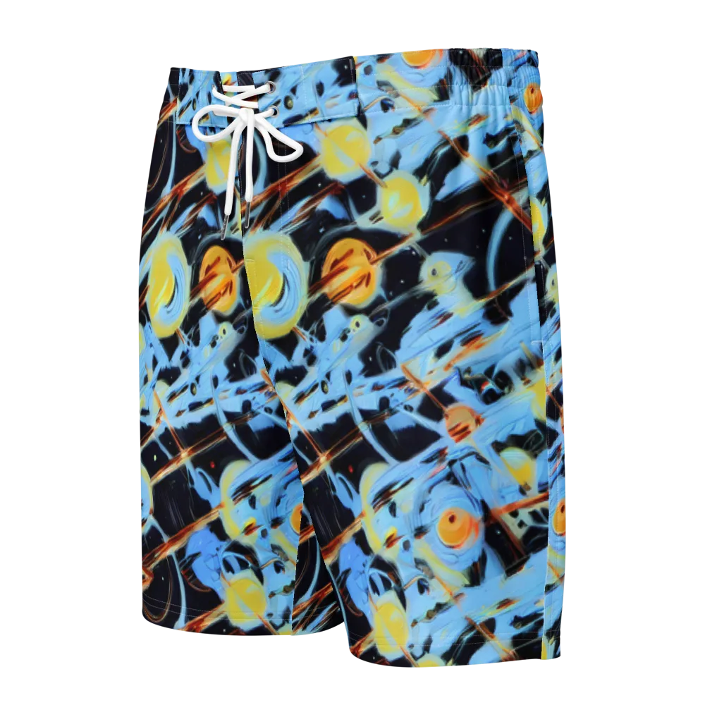 Nova Mosaic on Men's Board Shorts — Front