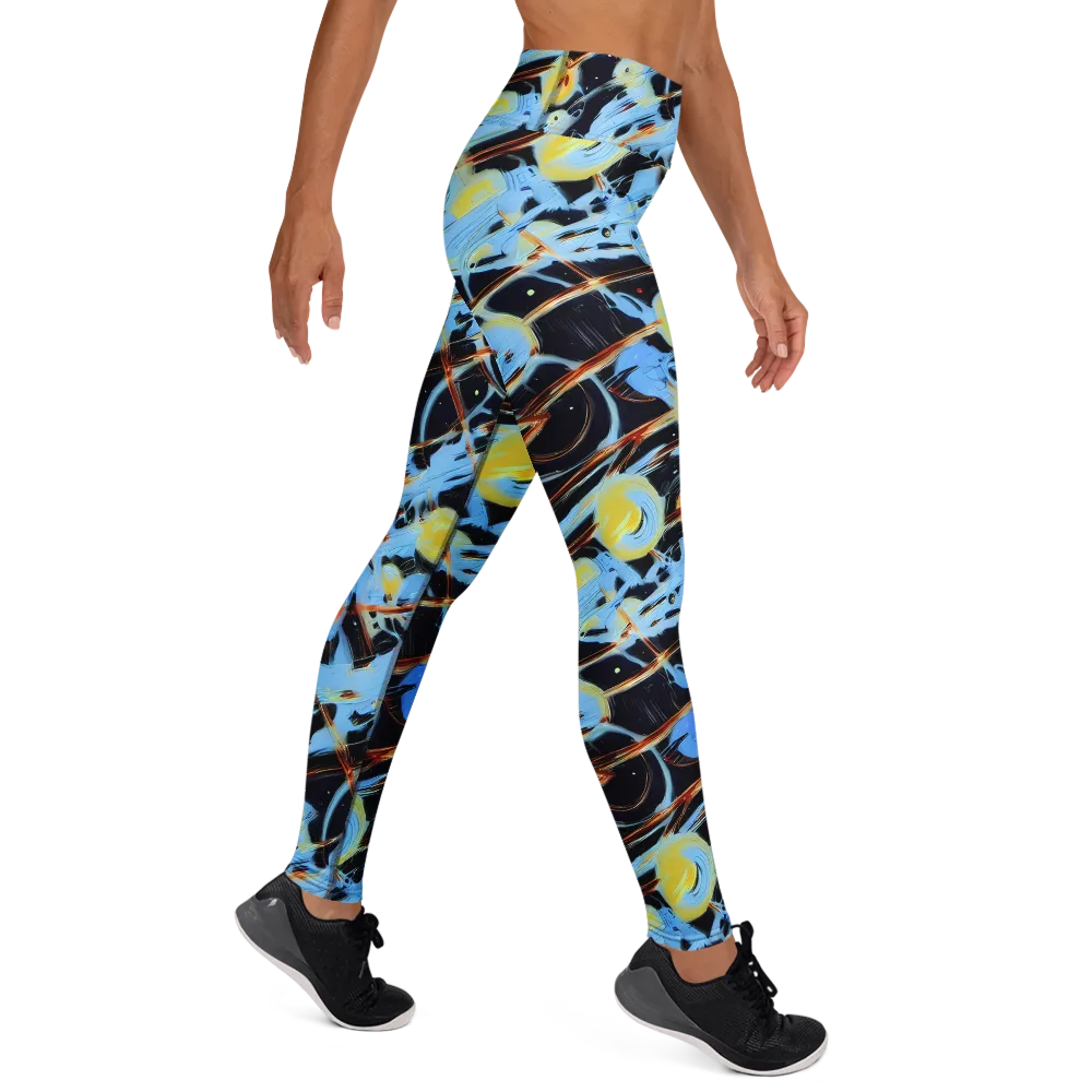 Nova Mosaic on Yoga Leggings — Right