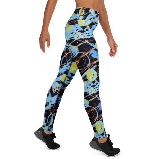 Nova Mosaic on a Yoga Leggings