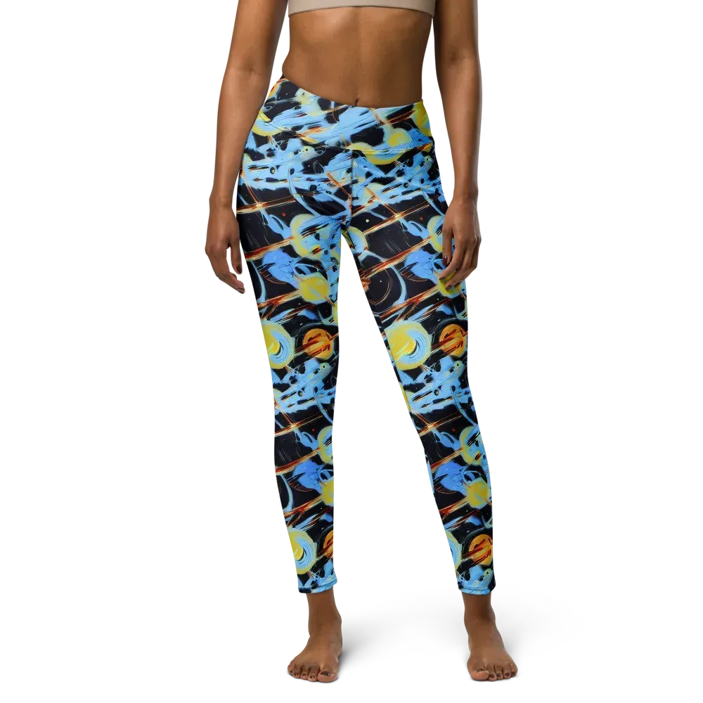 Nova Mosaic on Yoga Leggings — Front