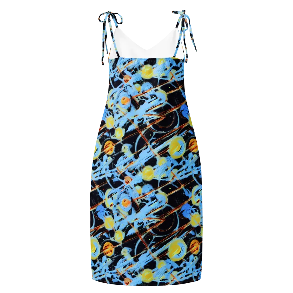 Nova Mosaic on Slip Dress — Back