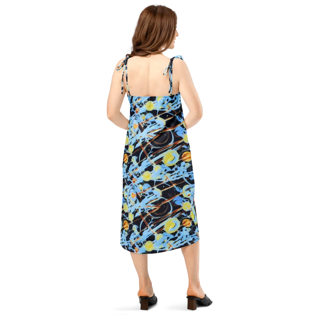 Nova Mosaic on Slip Dress — Back