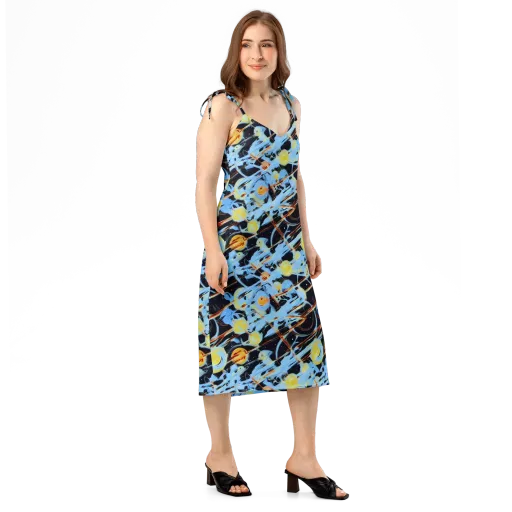 Nova Mosaic on a Slip Dress