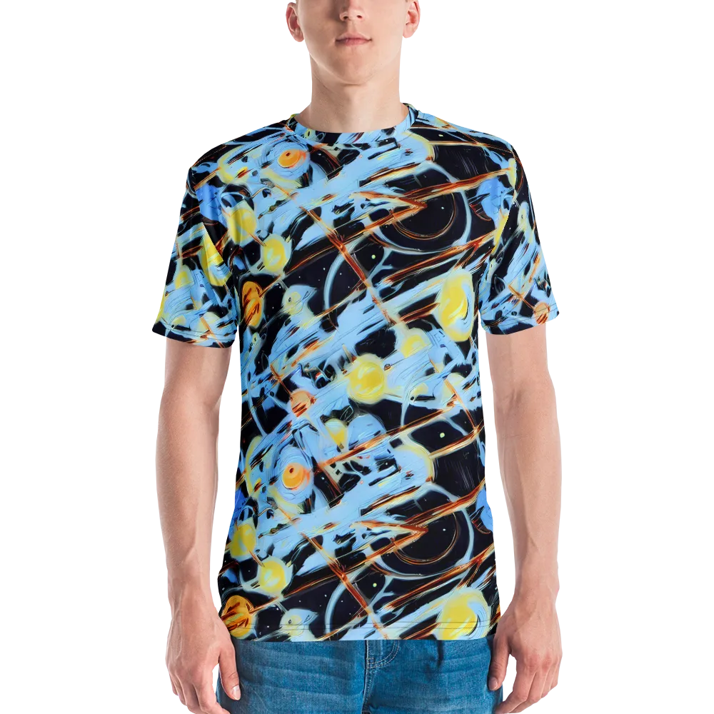 Nova Mosaic on Men's Crew Neck T-Shirt — Front