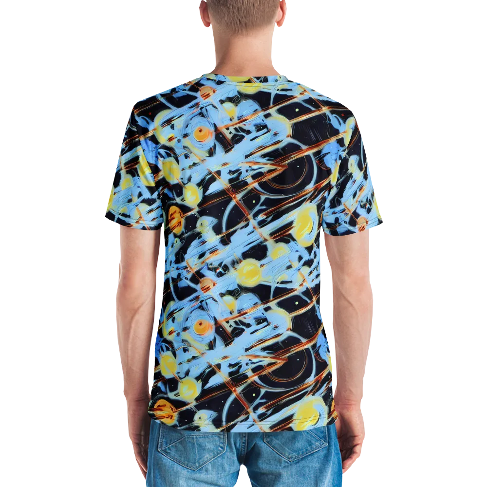 Nova Mosaic on Men's Crew Neck T-Shirt — Back