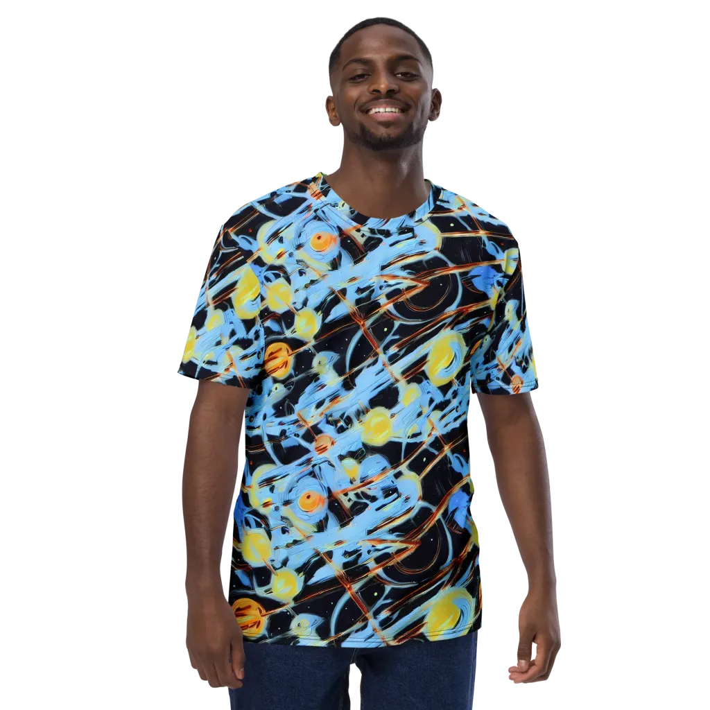 Nova Mosaic on Men's Crew Neck T-Shirt — Front