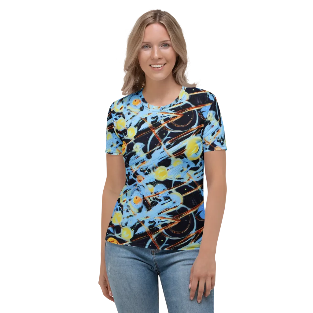 Nova Mosaic on Women's Crew Neck T-Shirt — Front