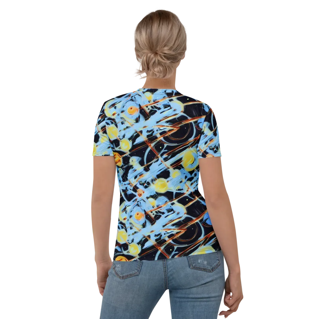 Nova Mosaic on Women's Crew Neck T-Shirt — Back
