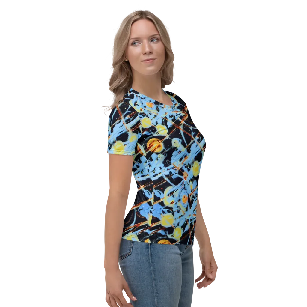 Nova Mosaic on Women's Crew Neck T-Shirt — Right