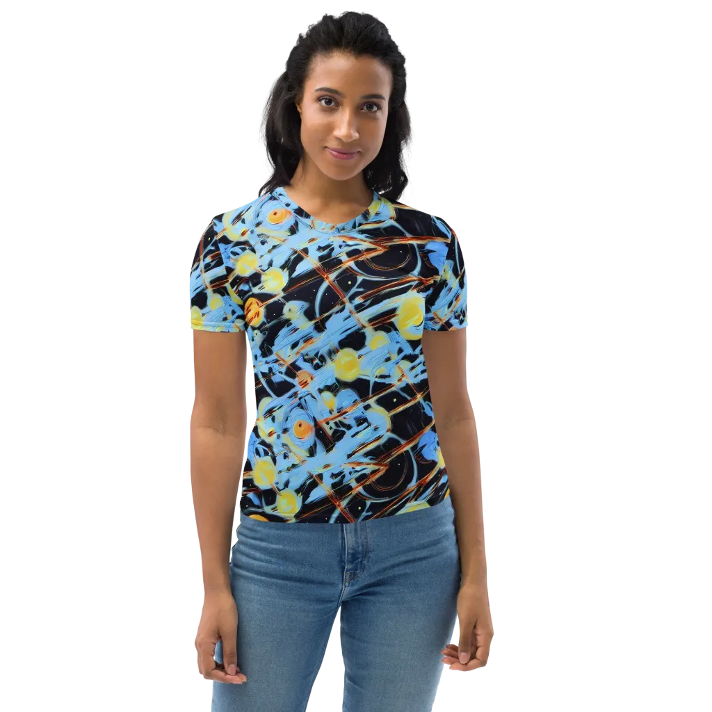 Nova Mosaic on Women's Crew Neck T-Shirt — Front