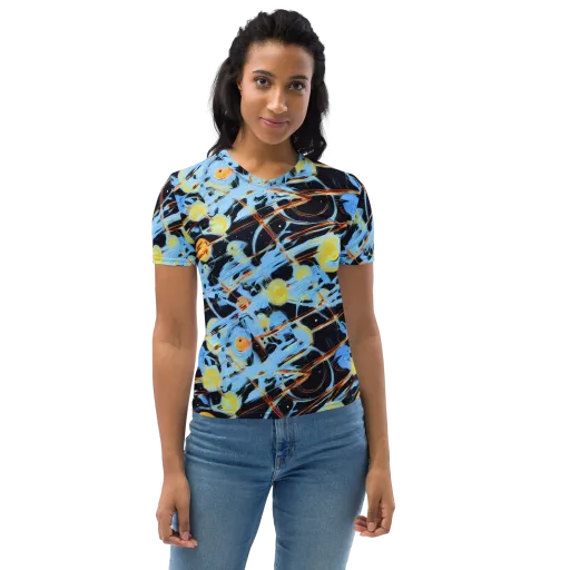 Nova Mosaic on a Women's Crew Neck T-Shirt