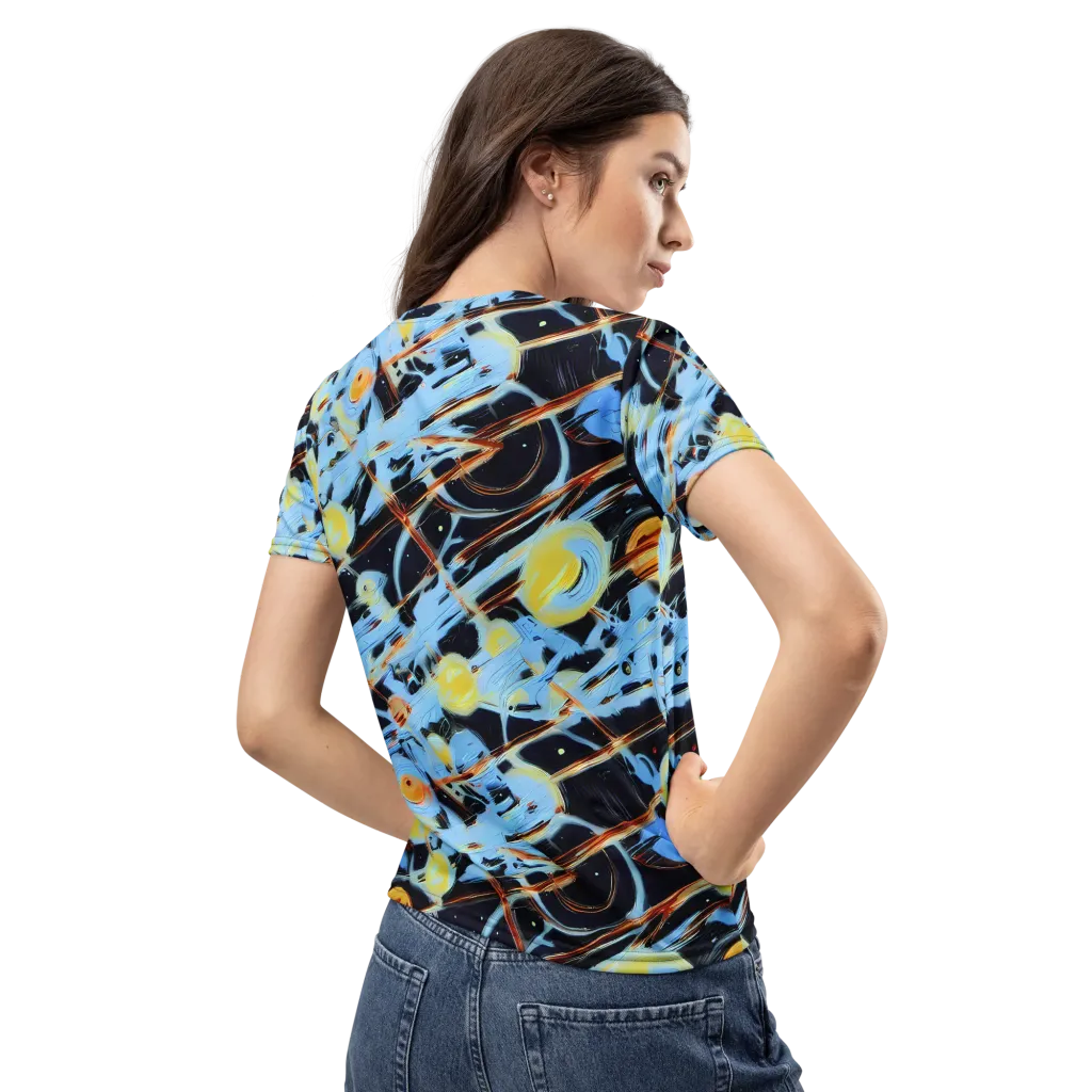 Nova Mosaic on Women's Crew Neck T-Shirt — Back