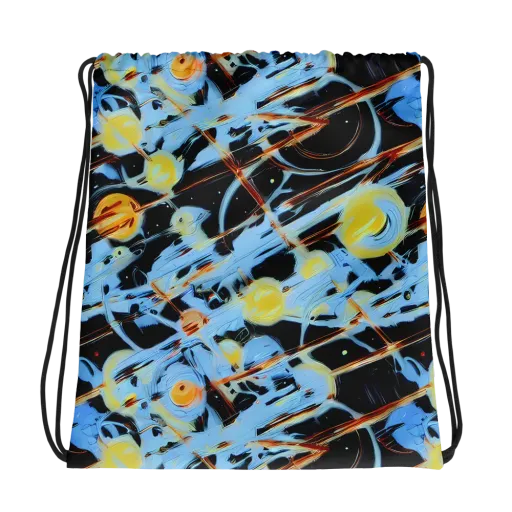Nova Mosaic on a Drawstring Bag