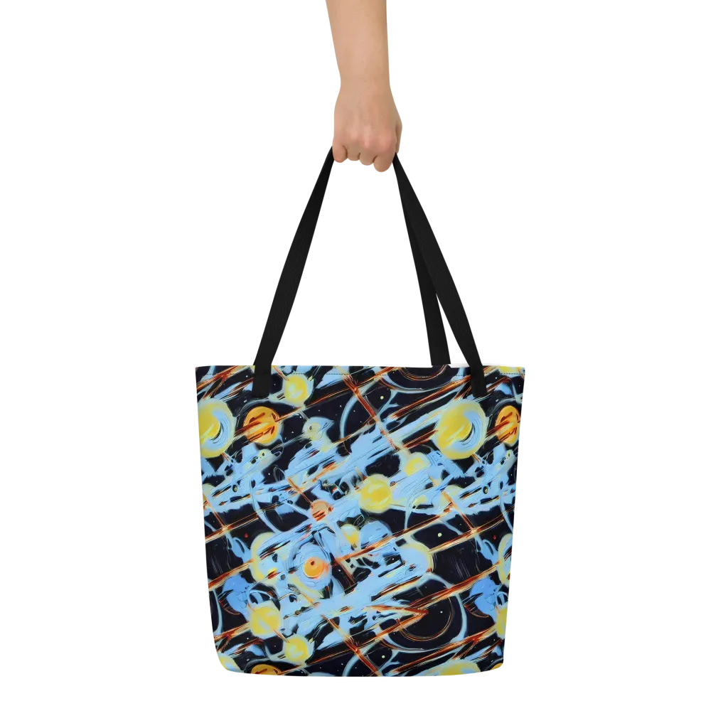Nova Mosaic on Large Tote Bag W/ Pocket — Front