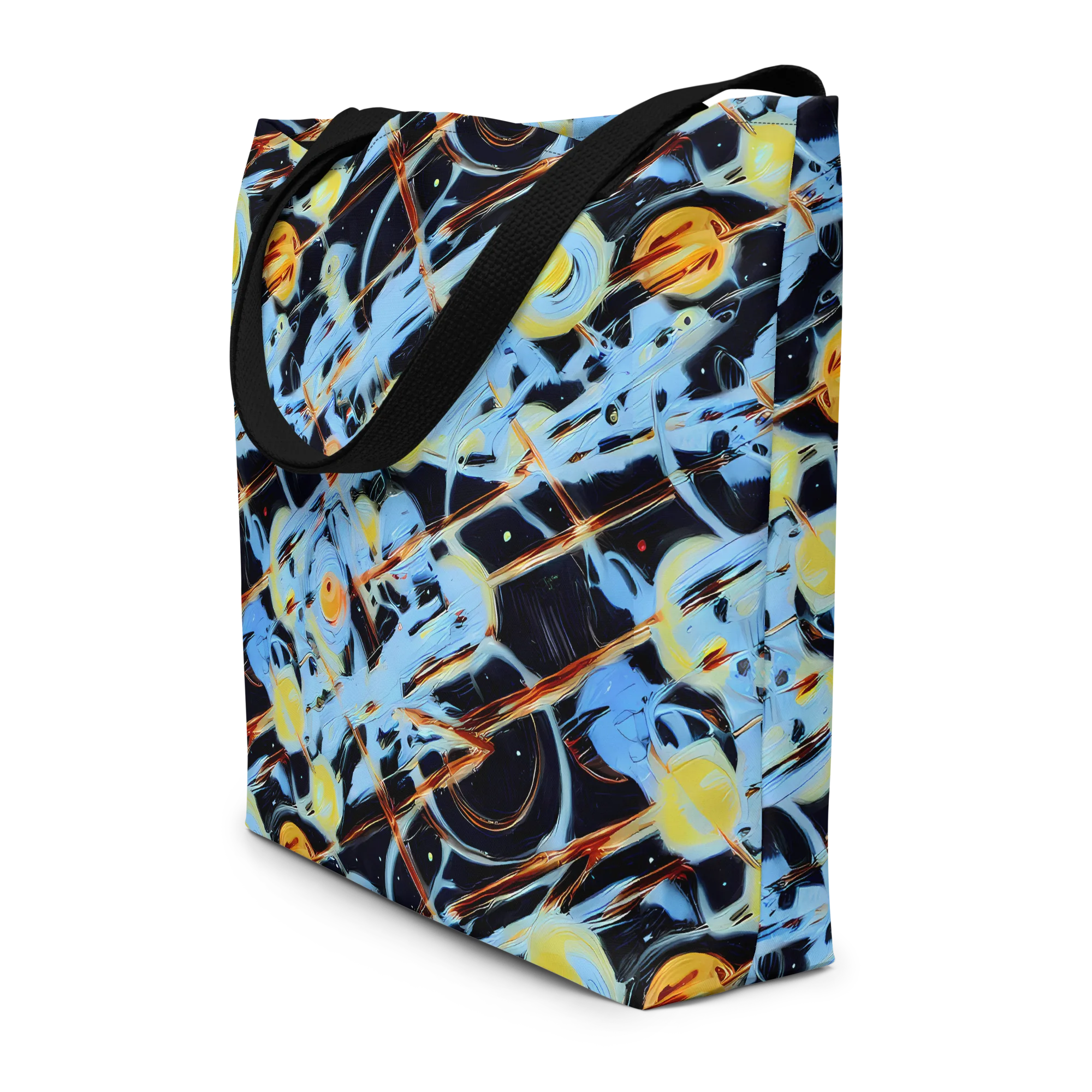 Nova Mosaic on Large Tote Bag W/ Pocket — Front