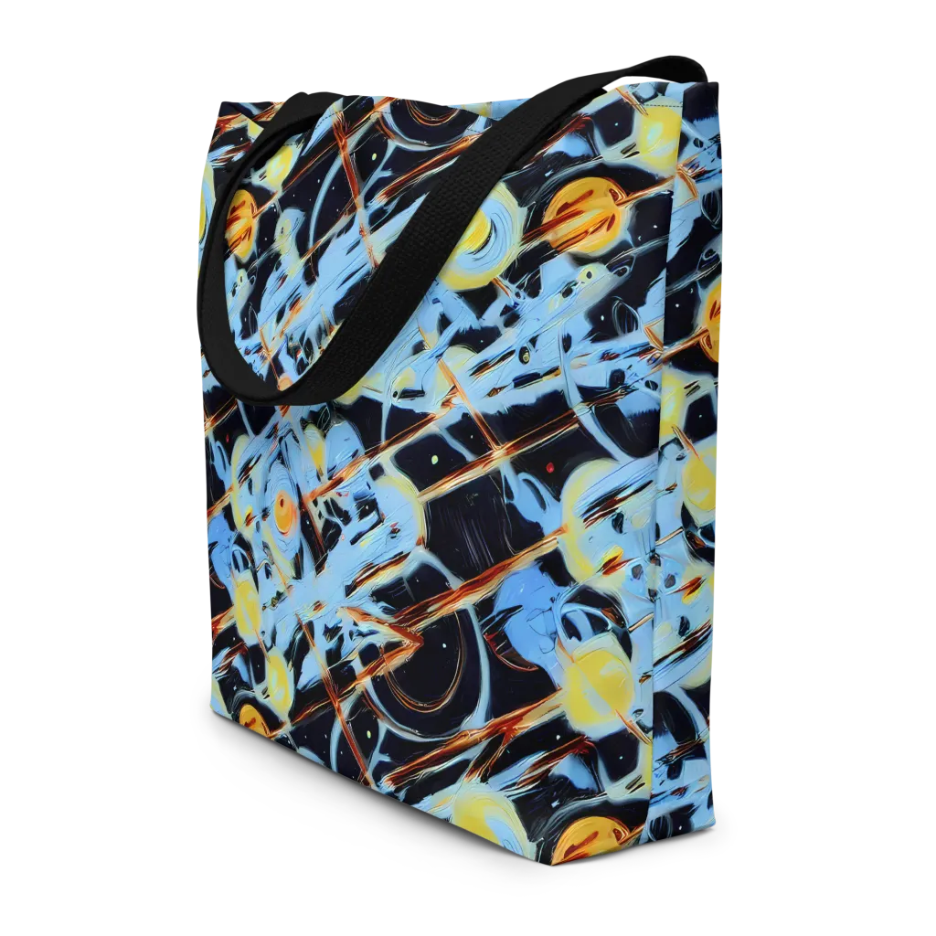 Nova Mosaic on Large Tote Bag W/ Pocket — Front