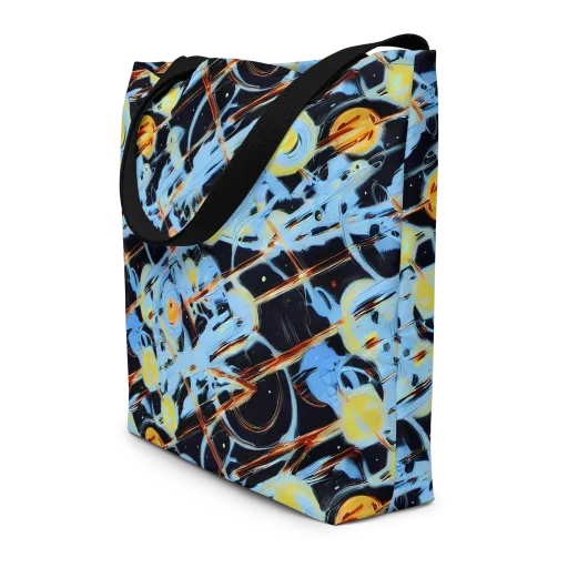 Nova Mosaic on a Large Tote Bag W/ Pocket